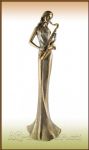 �ena hraj�c� na saxofon wu71909